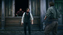 Arno confronted by Victor and Hugo