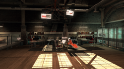 La sala principal del escondite.