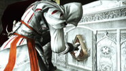 Ezio déverrouillant le sarcophage