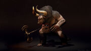 Concept art of the Minotaur