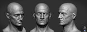 Head sculpts of Robespierre