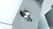 Desmond assassinating a target