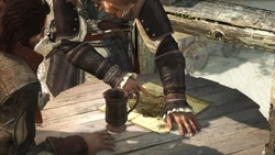 爱德华·肯维与查尔斯·维恩商议突破英军防线的方法