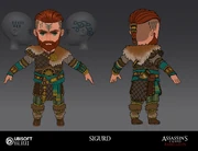 Concept model of Sigurd in Rebellion