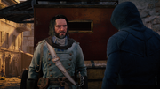 Bellec telling Arno about revolutionary extremists