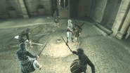 Assassinio (Talal) 5.png (2,71 MB) Altaïr combatte contro le guardie di Talal.