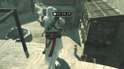 Altaïr assassinating one of the targets