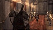 Ezio and his guild of Assassins.