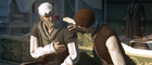 Ezio, talking with a Florentine noble.