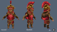 Modèle 3D d'Alexios dans Rebellion