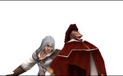 Ezio assassinating Gaspar