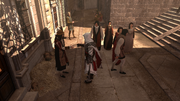 Ezio delivering the third letter