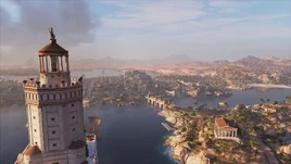 ACO Alexandrie derrière le phare