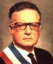 Allende, a néhai chilei elnök.