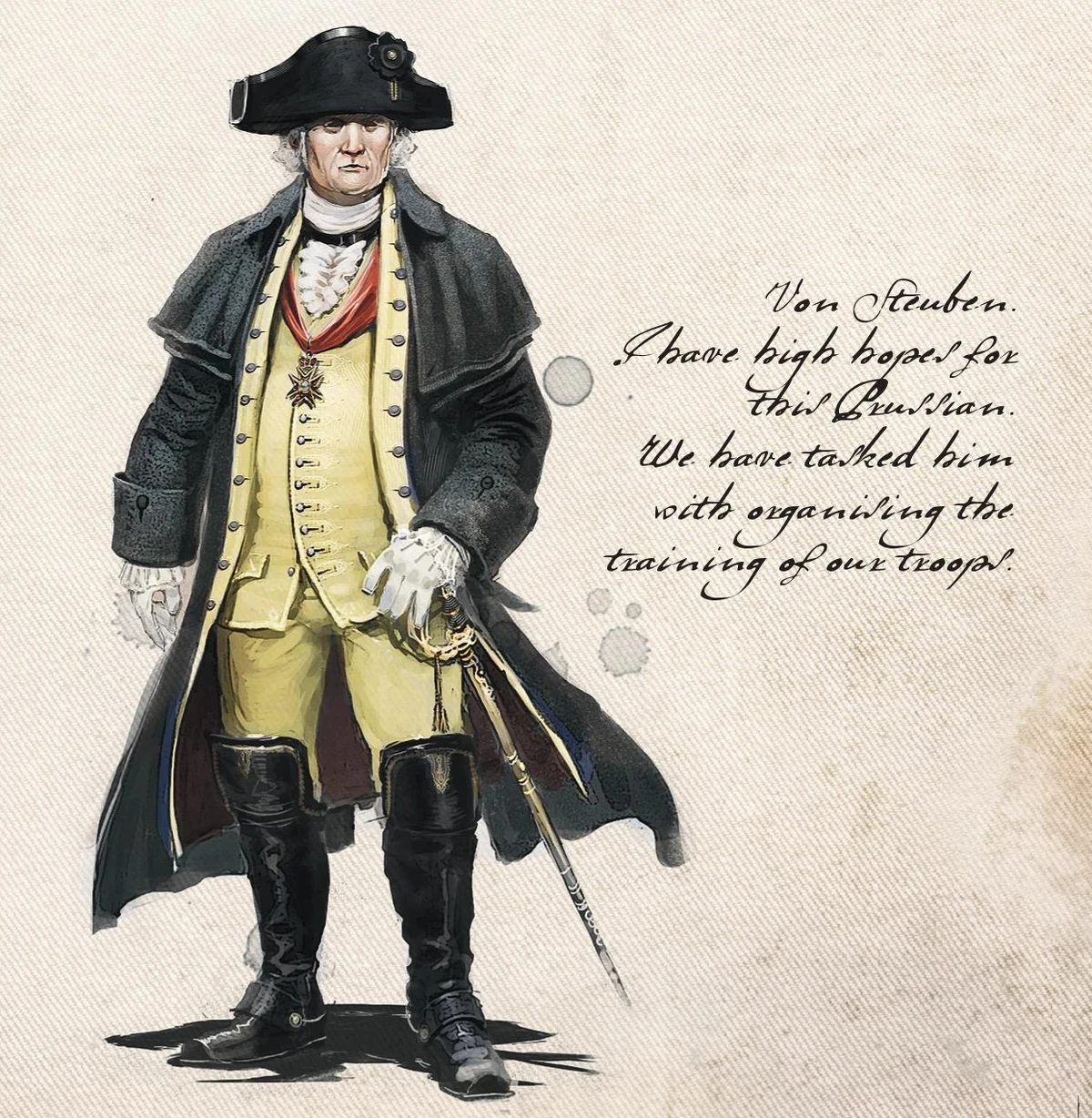 Friedrich Wilhelm von Steuben Assassin's Creed