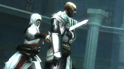 Altaïr impales Bouchart.