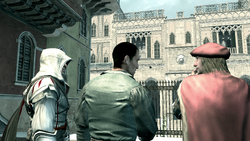 Benvenuto: Ezio and Leonardo da Vinci Arrive in Venice (Assassin's