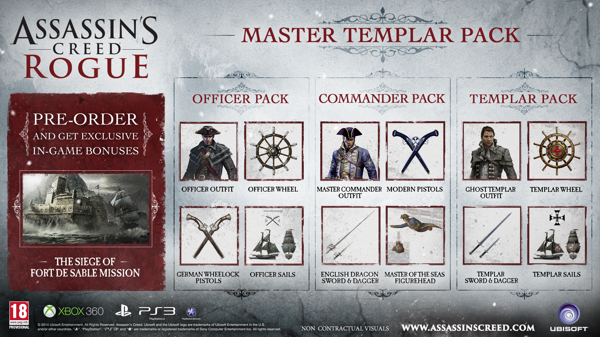 Assassin's Creed: Rogue outfits, Assassin's Creed Wiki