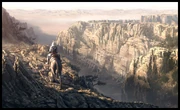 Concept art of Altaïr in the Kingdom's southern part