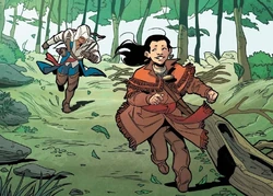 ACRef Ratonhnhakéton chasing Ionihòthe