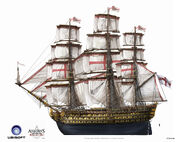Assassin's Creed IV Black Flag -Ship- BritishMilitaryNavalShips ManOfWar by max qin
