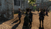 Aveline bribing the mansion guards