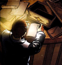 Daniel Cross finding the Prophet's Codex