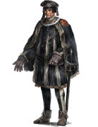 Original concept art of Francesco de'Pazzi