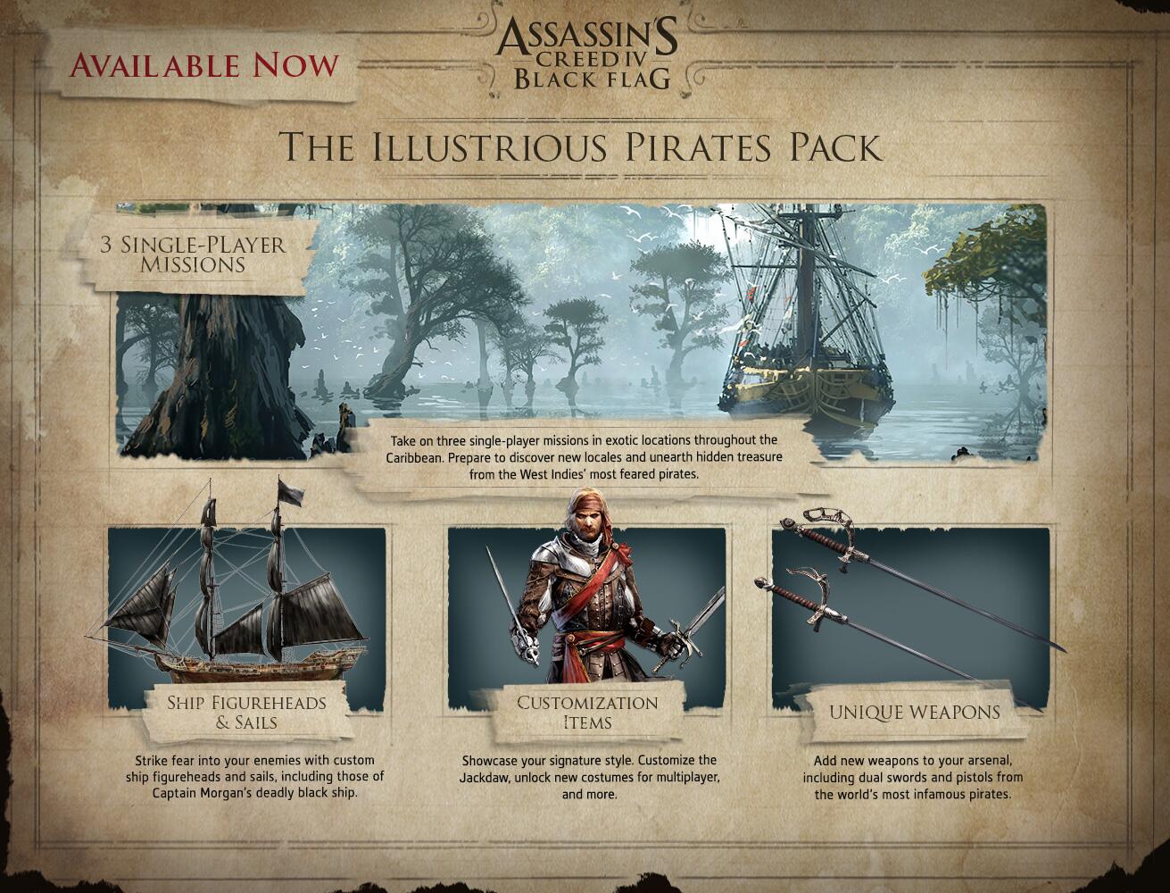 Illustrious Pirates Pack | Assassin's Creed Wiki | Fandom