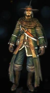 Le Costume de Guerrier pour Caleb Garett