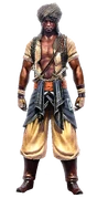 Full body portrait of Odai Dunqas
