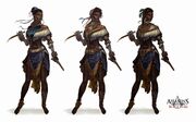 Concept art of the Firebrand's customization options