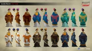 Empress Zhang Qijie color tests