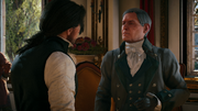 Olivier speaking with Arno