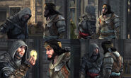 In-game model of Yusuf Tazim and Ezio Auditore da Firenze by Rafael Grassetti