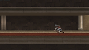 Ezio sneaking through the hostel