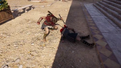 Rhexenor killed by Kassandra