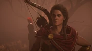 A sneaker about to attack Kassandra