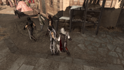 Ezio poisoning a guard