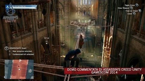 Demo commentata di Assassin’s Creed Unity gamescom 2014 IT