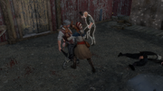 Aveline fighting the guards