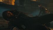 A mortally wounded Germain after the Sword of Eden's destruction
