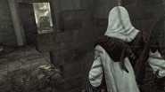 Ezio pénétrant dans le palais du Latran