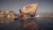 The Adrestia early in Kassandra's employ