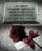 Jacques de Molay tombstone