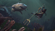 Shark attack - Assassin's Creed Odyssey