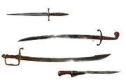 The Deacon's weapons