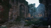 Environment art of Asgard