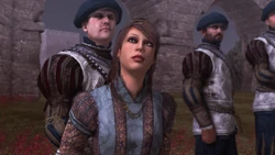 Pantasilea wordt gevangen gehouden door de Fransen.