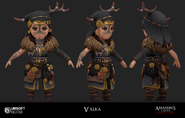 Modèle 3D de Valka dans Assassin's Creed: Rebellion